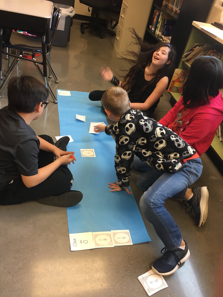 Holder5thgrade's tweet photo. Fraction discussions as students began to sort. @LBSharks @ISD5thGrade #nospecifics #teamwork https://t.co/Wy1vF6uAds