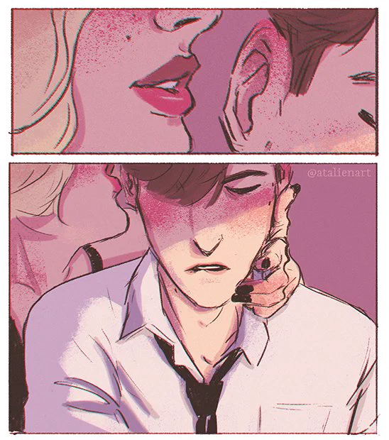 Little comic (or, as I like to say, super painful experience with colouring) :D 