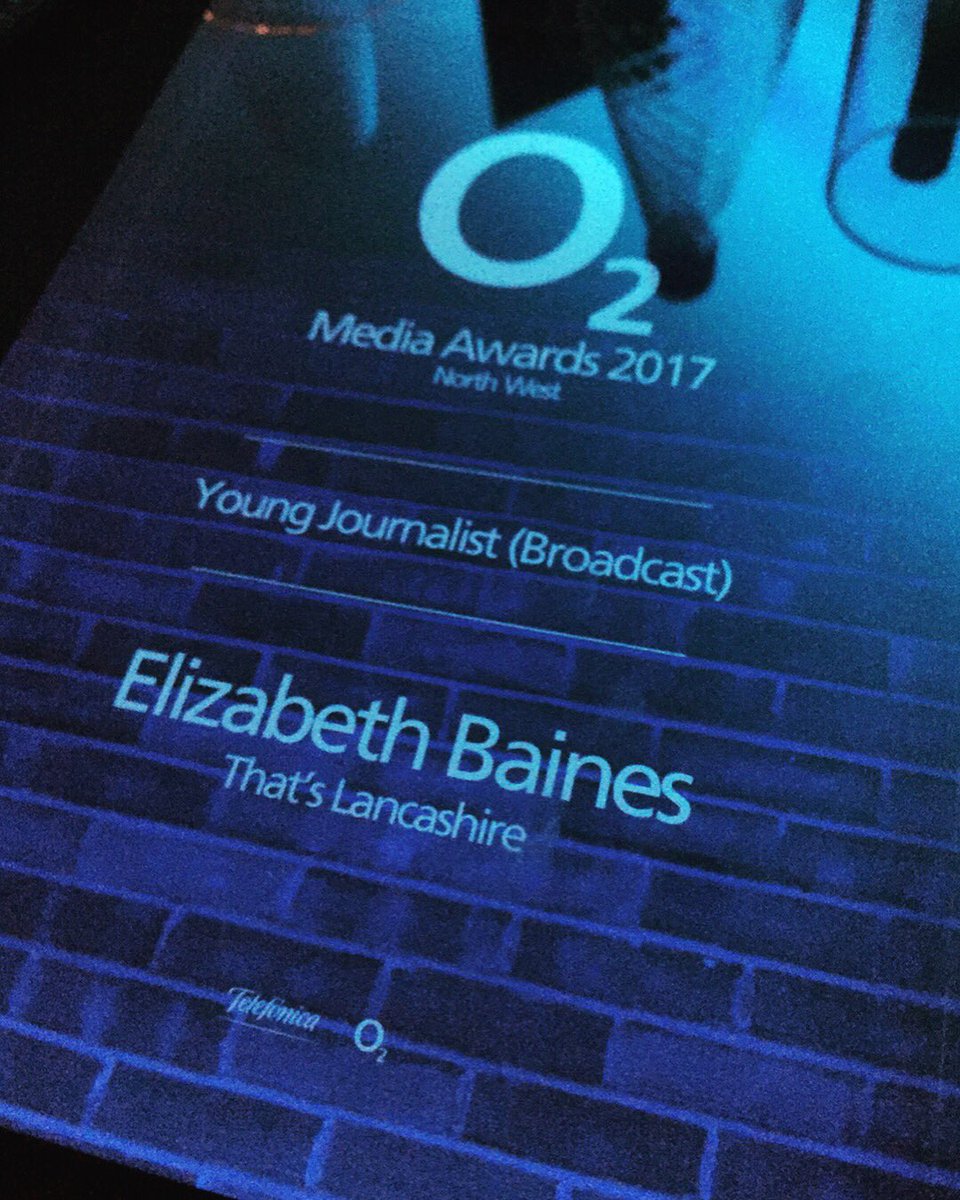 EKBaines's tweet photo. The greatest team! So glad I got to share it with you.  Still in total shock! THANKYOU AGAIN! @Rossiterltd #O2MediaAwards2017 https://t.co/sbNaUPs2nb
