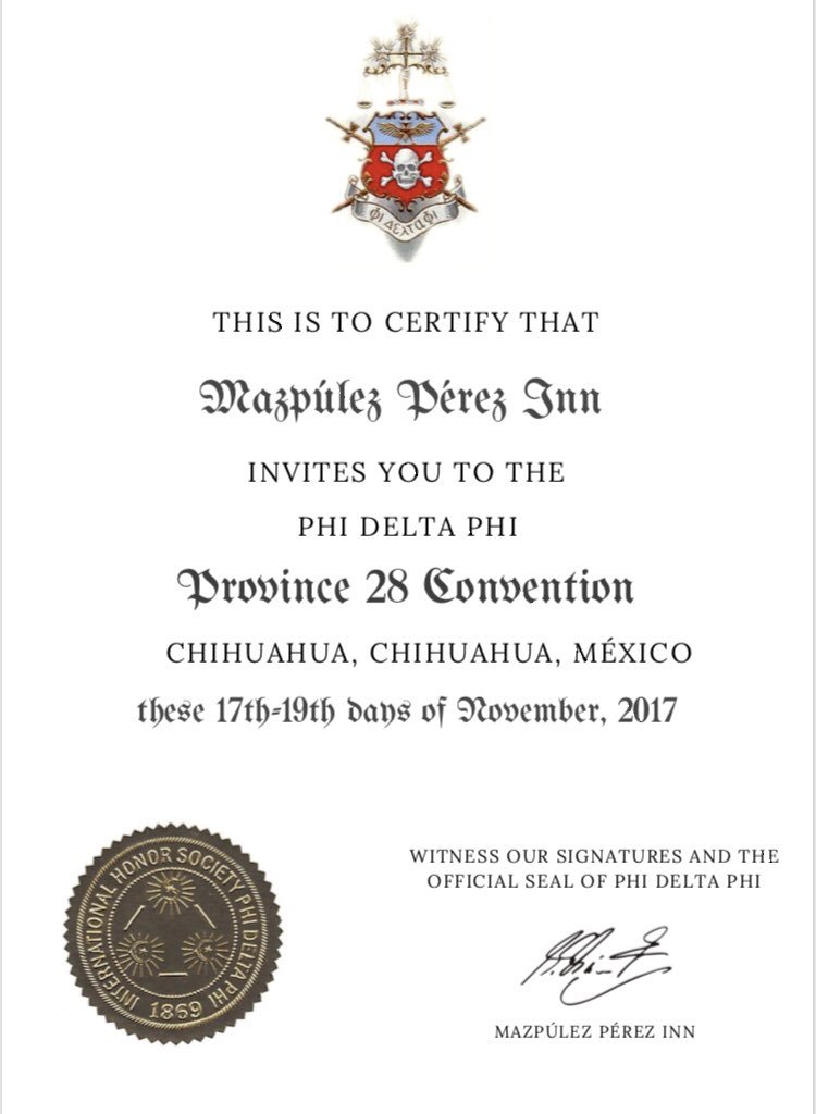 PDProvince28's tweet photo. Just one more week for the #PhiDeltaPhiProvince28 Convention! 

See you in Chihuahua! 🇲🇽 https://t.co/u7RcSo16iS