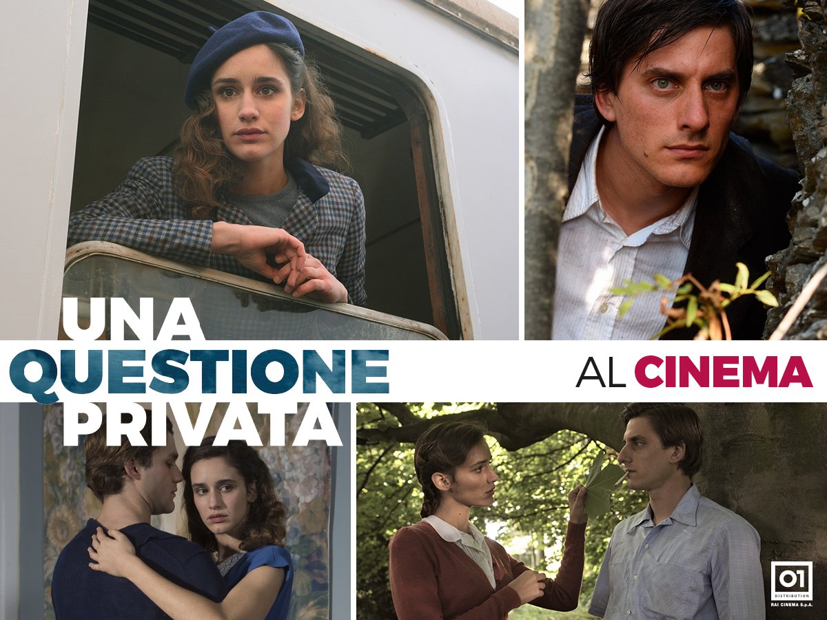 01Distribution's tweet photo. L'ultimo film di Paolo e Vittorio Taviani vi aspetta al cinema. #UnaQuestionePrivata, con #LucaMarinelli, #LorenzoRichelmy e #ValentinaBellè https://t.co/vKGPrYRHBl
