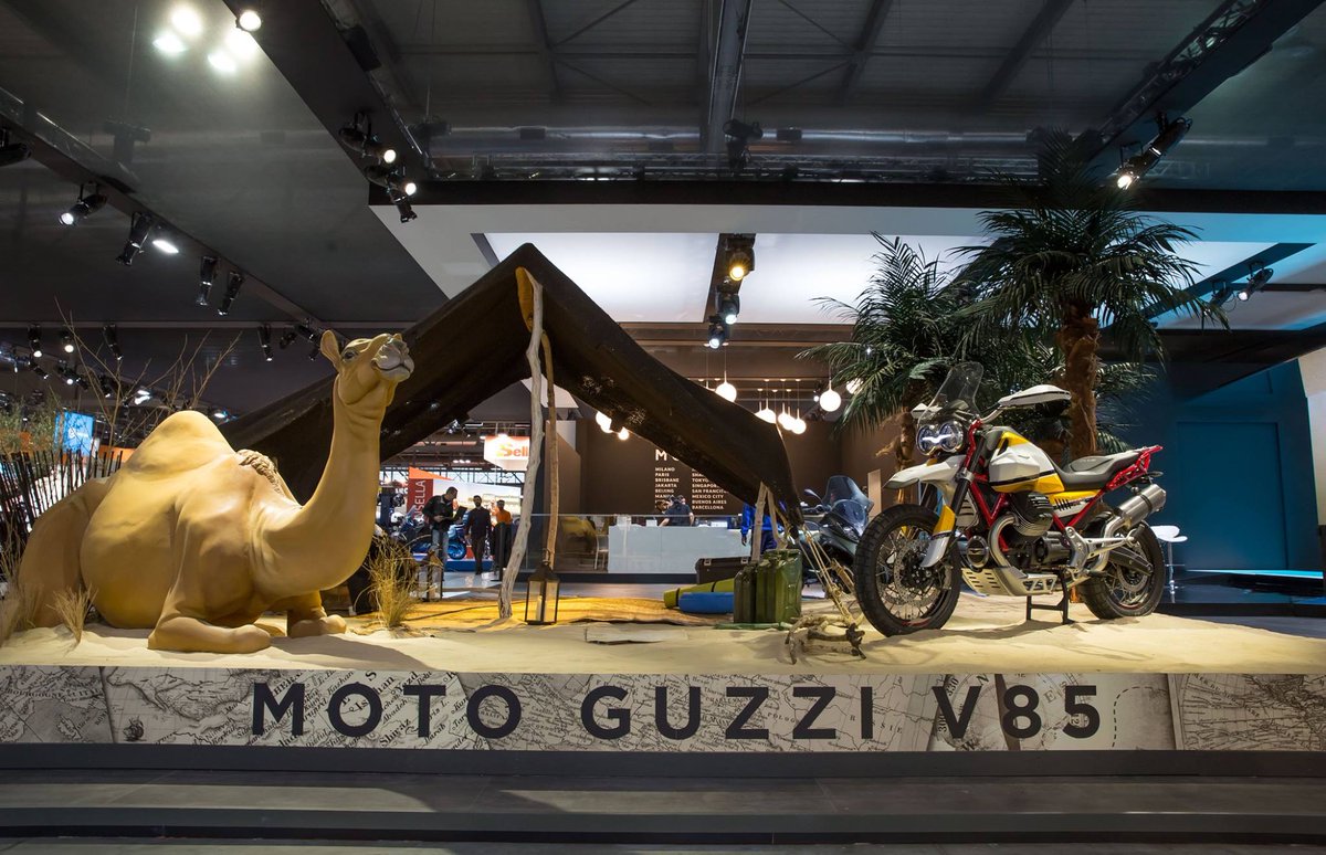 motoguzzimad's tweet photo. Un poco de aventura nunca viene mal, ¿verdad? #MotoGuzzi #V85 https://t.co/MJ3aQM14k2
