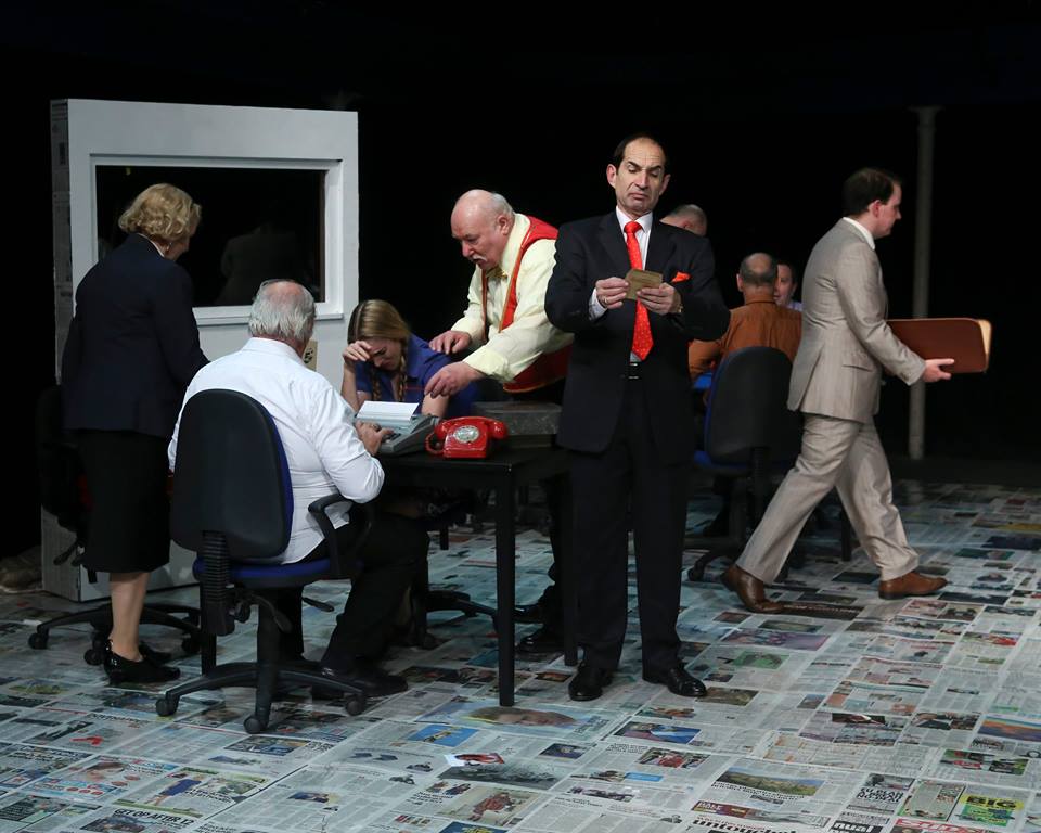AntigoneTower's tweet photo. Thanks to @SusanElkinJourn @SardinesMag for a great review https://t.co/vin5lQoF7L Pravda by Howard Brenton &amp; David Hare @towertheatre @BridewellCentre 7-11 November https://t.co/nSC6o56I7M    #pravdatower📰Some tickets available for performance at 3.00 pm tomorrow https://t.co/R1zrmjxnze