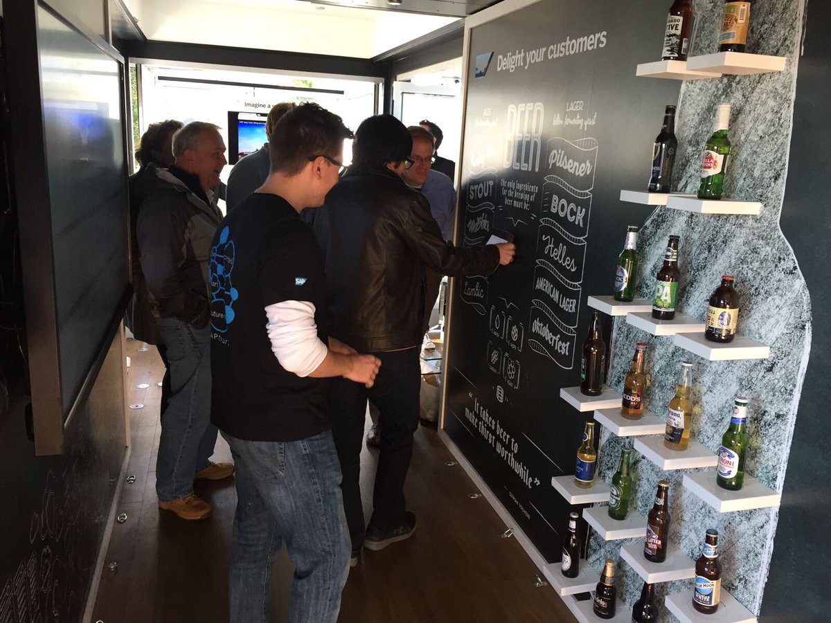 AliAGhumman's tweet photo. Amazing experience discussing intelligence and responsiveness in business processes with a major aviations company #SAPtour17 https://t.co/rdyUyVLiIg