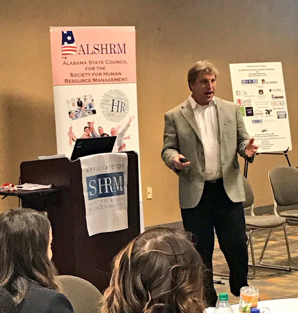 “Light a fire within someone, not under them” - Dr. Gary Huckaby at Alabama SHRM Student Conference at <a href="/AuburnU/">Auburn University</a>