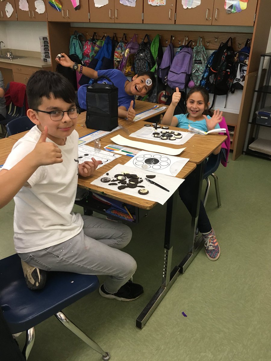 hybla4th's tweet photo. Wax on wax off...OREO STYLE! #4thgraderocks https://t.co/UIyOPJolld