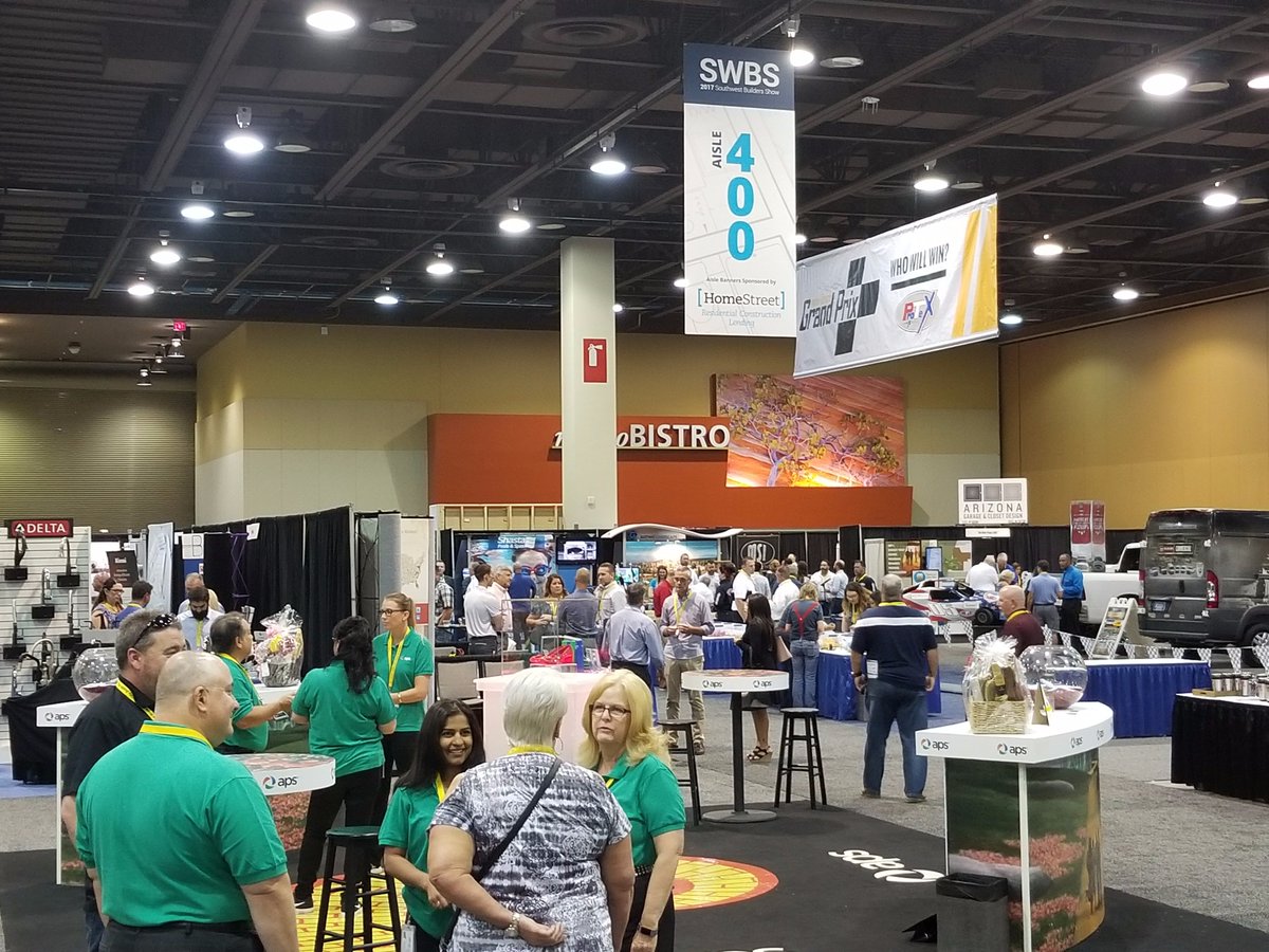 HBACA_AZ's tweet photo. The #HBACA would like to thank all attendees, exhibitors, sponsors, advertisers and speakers for making our 2017 Southwest Builders Show the biggest since 2008! #SWBS2017 https://t.co/gUIUEzVCJc https://t.co/HqE8rj7q8k