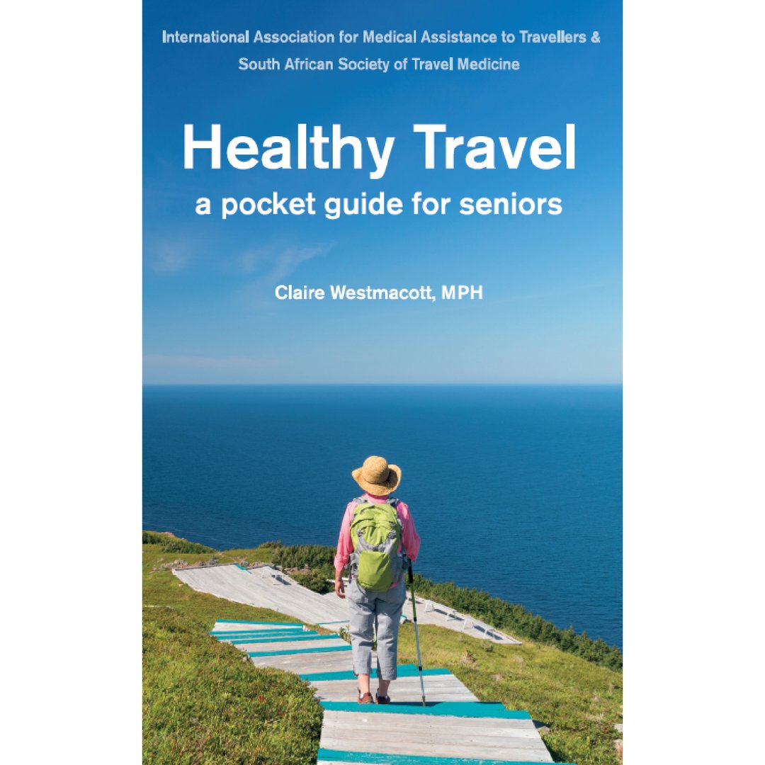 IAMAT_Travel's tweet photo. What is the most important thing for #OlderTravellers to remember when planning a trip? Meet the author and editors of "Healthy Travel: a pocket guide for seniors":  https://t.co/SbPVP98EUN https://t.co/aWtSMaf0oq
