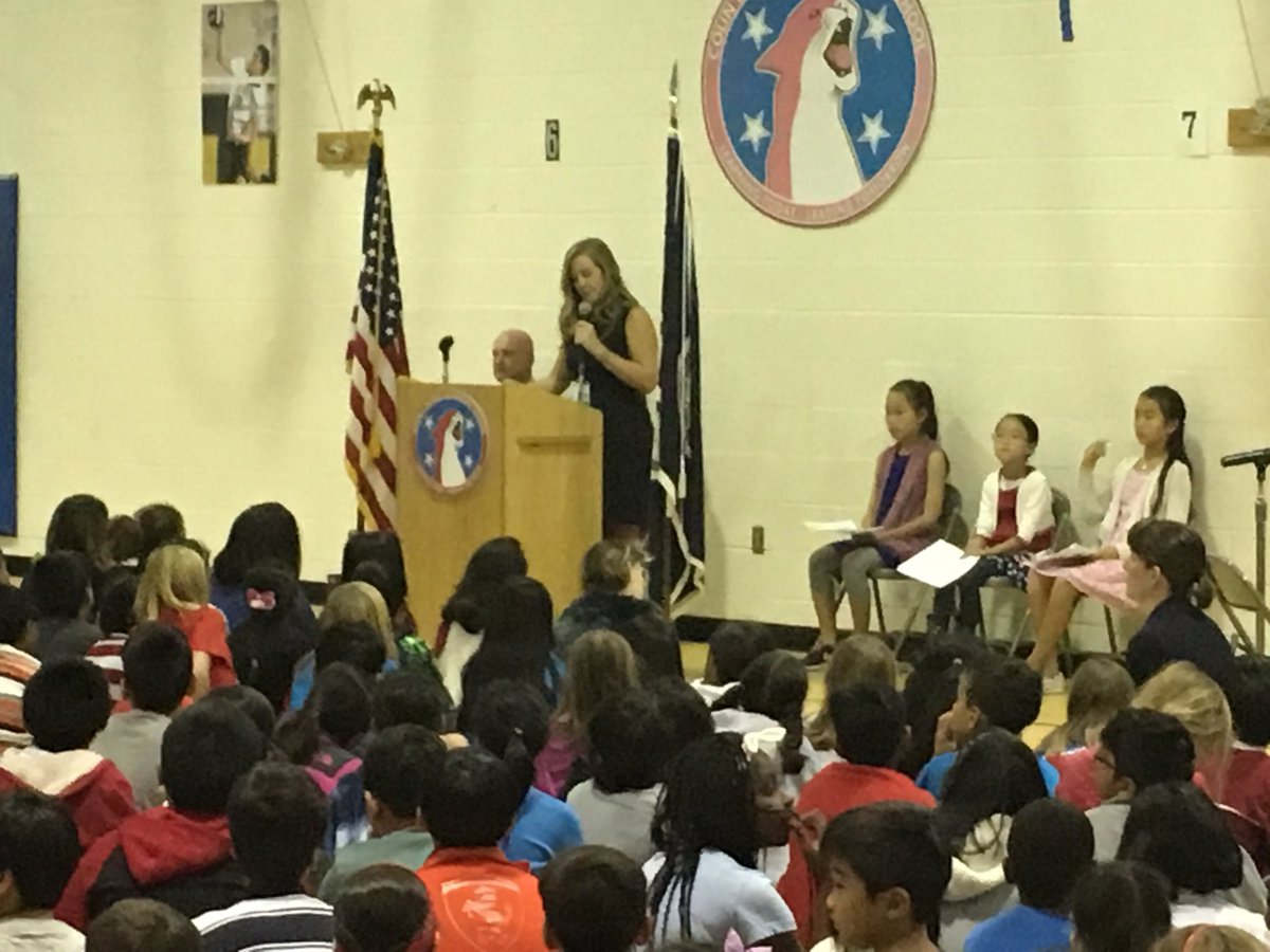 kapendergras's tweet photo. @PrinLuerssen welcoming honored guests at our Veteran’s Day celebration. Thanks and gratitude from all of us @colinpowelles https://t.co/qNhKAFKxDR