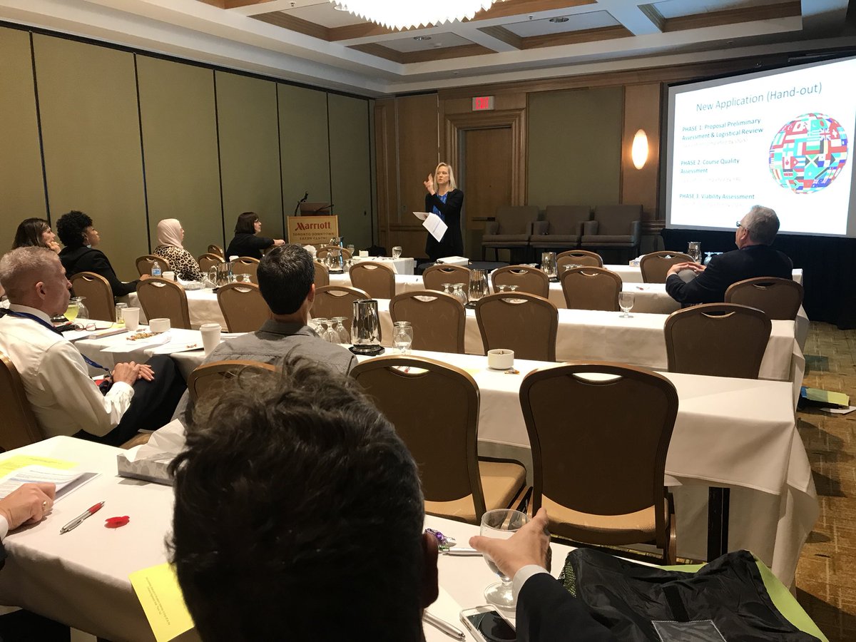 acbspglobal's tweet photo. Dr. Kimberly Hogelucht, Professor of Business, @PLNU presenting “Teaching and Learning in an Appropriate Global Setting.” #ACBSPToronto https://t.co/AybYEitUpf