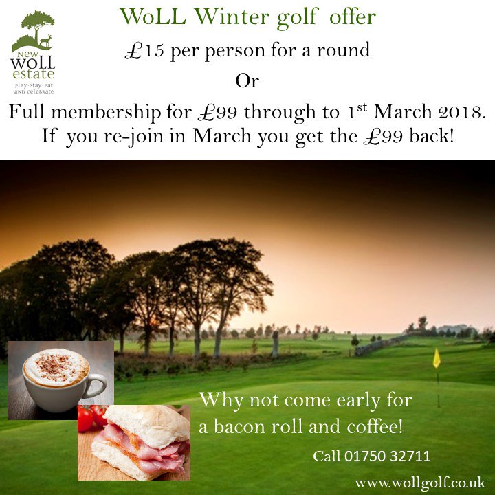 wollgolf's tweet photo. Its time to come for a game at Woll - Just £15 or you can join us as a winter member Just £99. @wollgolf @AleWaterValley #ScottishBorders #Golf https://t.co/2orMaPGeBq