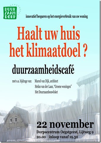 dcoegstgeest's tweet photo. Haalt uw huis het klimaatdoel? Het platform duurzaam dorp organiseert op woensdagavond 22 november een avond over het isoleren van huizen en energie opwekken . Woningen hebben een groot aandeel in de CO2 uitstoot. Aanvang 20 uur in het Dorpscentrum @dcoegstgeest https://t.co/vVYyTOvKB1