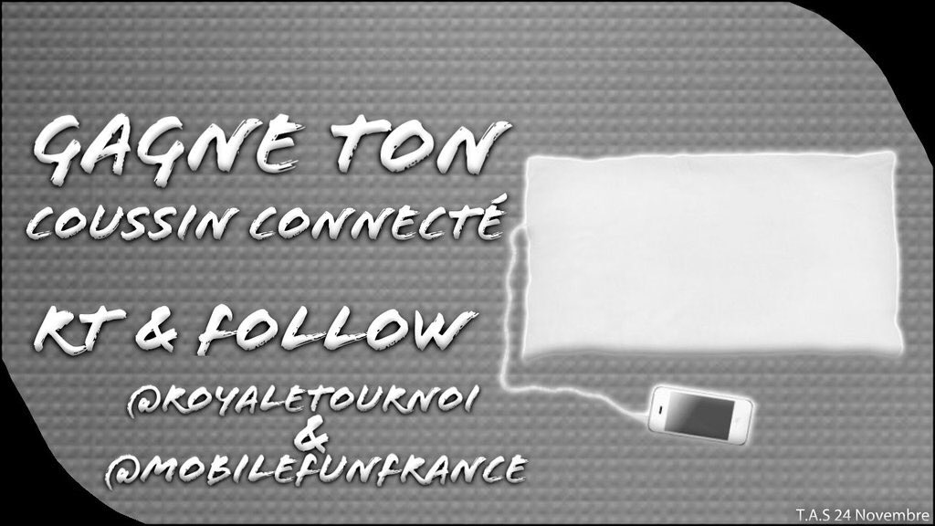 RoyaleTournoi's tweet image. #CONCOURS 

Gagne un coussin connecté ! 🎧 

#RT + FOLLOW 
-@RoyaleTournoi 
-@MobileFunFrance 

Tirage le 24/11 🍀