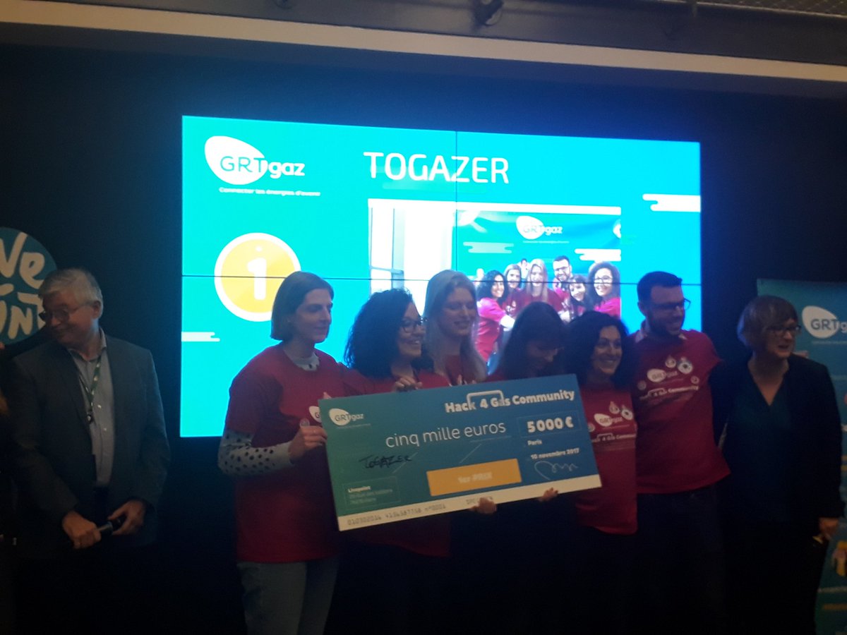 magsVatier's tweet photo. Tellement de vainqueurs au #hack4gas de #parlonsgaz! 🏅🏆fière de les avoir suivi en tant que mentor! Bravo à vous tous!!! https://t.co/WWLkSyG3tS