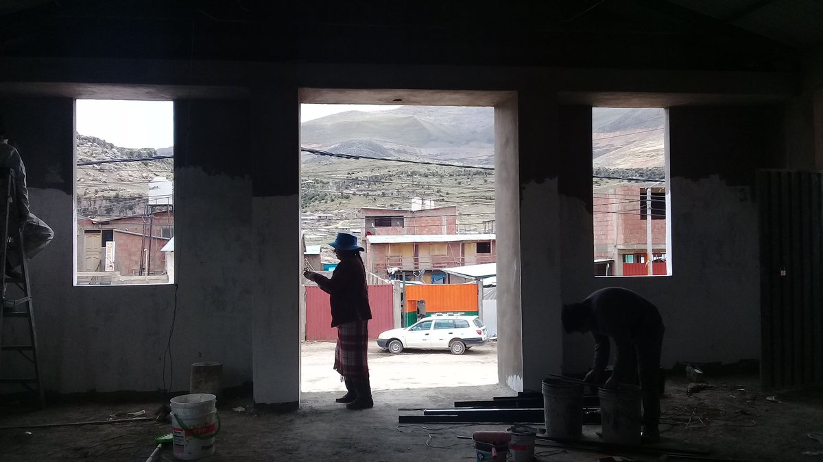 Challhuahuacho Central con nuevo techo y empastado y puerta 2do piso.  inaugurar congreso distrital. <a href="/miltoncueva771/">Milton Cueva</a> <a href="/Wavave/">Walter Vallejos Vega</a> <a href="/josuellempen/">Josué Llempén</a>