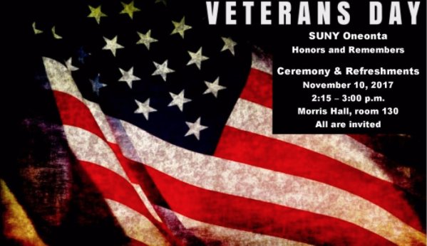 SUNY_Oneonta's tweet photo. Veteran's Day Commemoration, Paint Night, K-POP Dance Night, and Xclusive Dance Show are some of the many #OneyEvents happening this weekend! https://t.co/BWfLlFpQR2