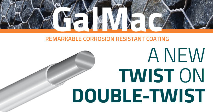 Maccaferri_US's tweet photo. New #GalMac #coating provides at least two times the protection over #galvanized #wire. Learn More: https://t.co/f2SSqJ0WGy https://t.co/u6JQT3Kw1M