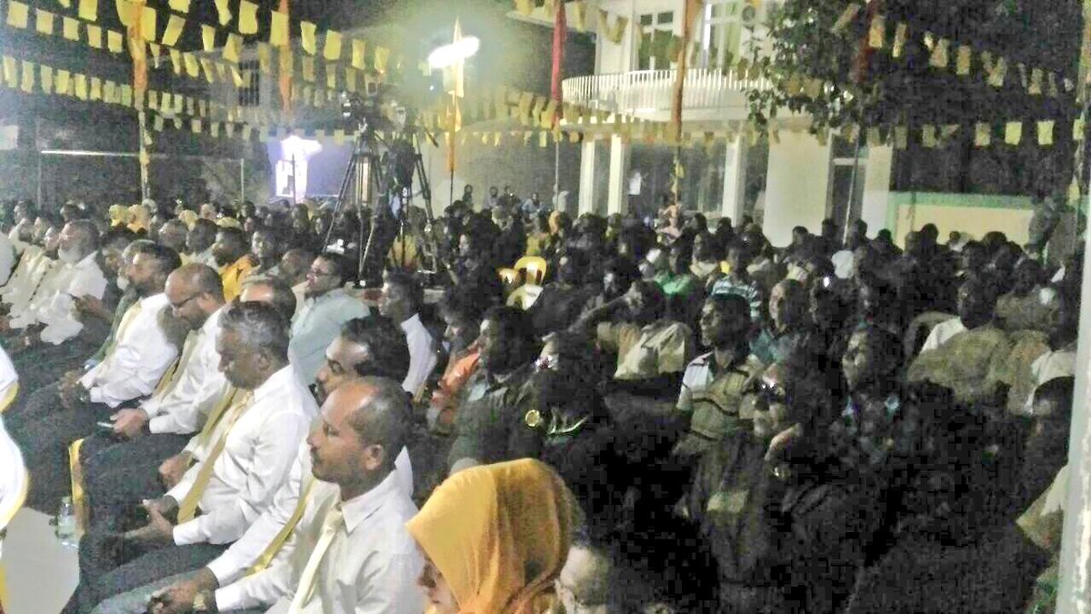 MDPSecretariat's tweet photo. Villingili Dhaairaage MP @SaudVillingili
Gulhifaivaa Siyaasee Partythakun baavvaa Jalsa
#MaduvvariJalsa
#RayyithungeBadhalu https://t.co/ntbTCQr6yZ