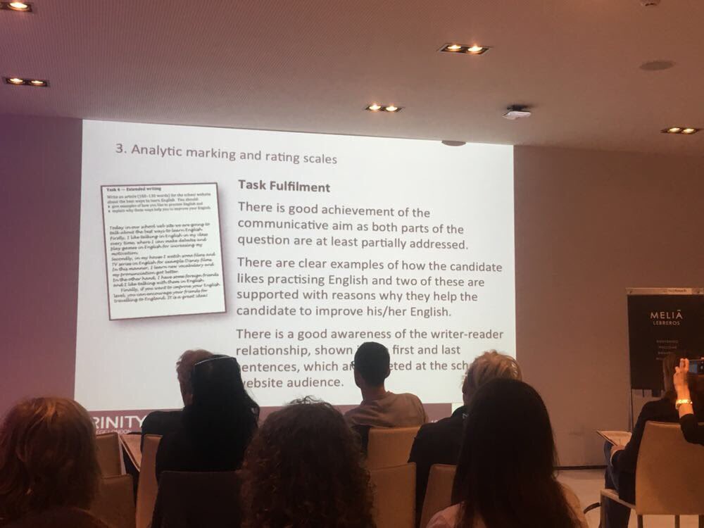 AytoHuelma's tweet photo. El Concejal de Educación, @ChemaGarciavi y los profesores de la Escuela Municipal de Idiomas asisten hoy al Congreso de #Trinity en #Sevilla. 🇬🇧#educacion #formacion https://t.co/JSJoNYJvLG