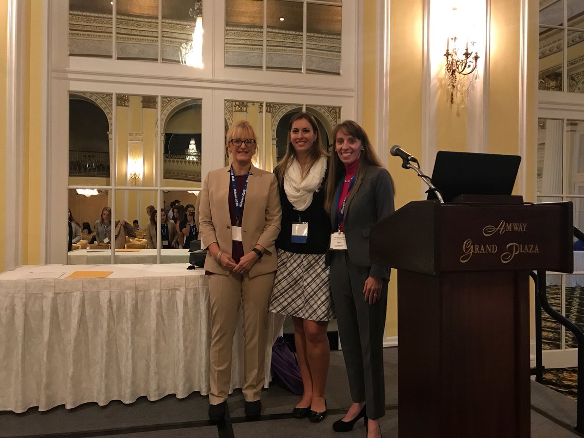 Drs. Richardson (UA) Juvancic-Heltzel (UA) and Clark (University of MU) present at #MWACSM