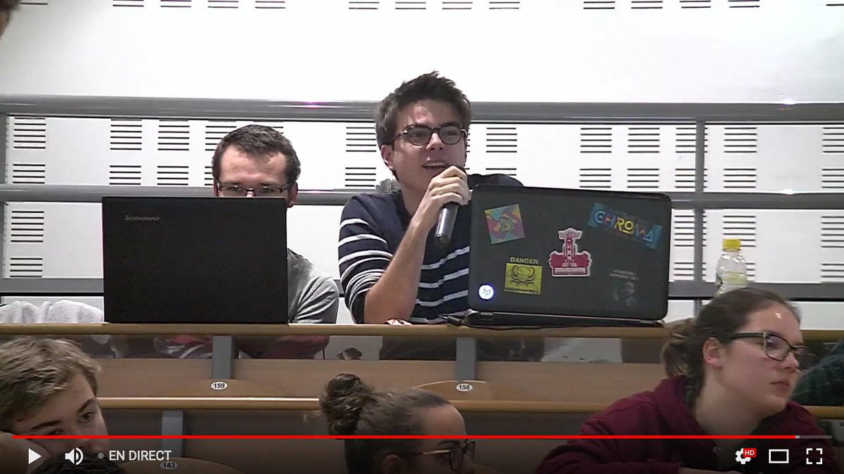 LaureColmant's tweet photo. #colloqueYT bloquage internet, pas entendu la question de @BastienLion https://t.co/ET0pmEqwL3