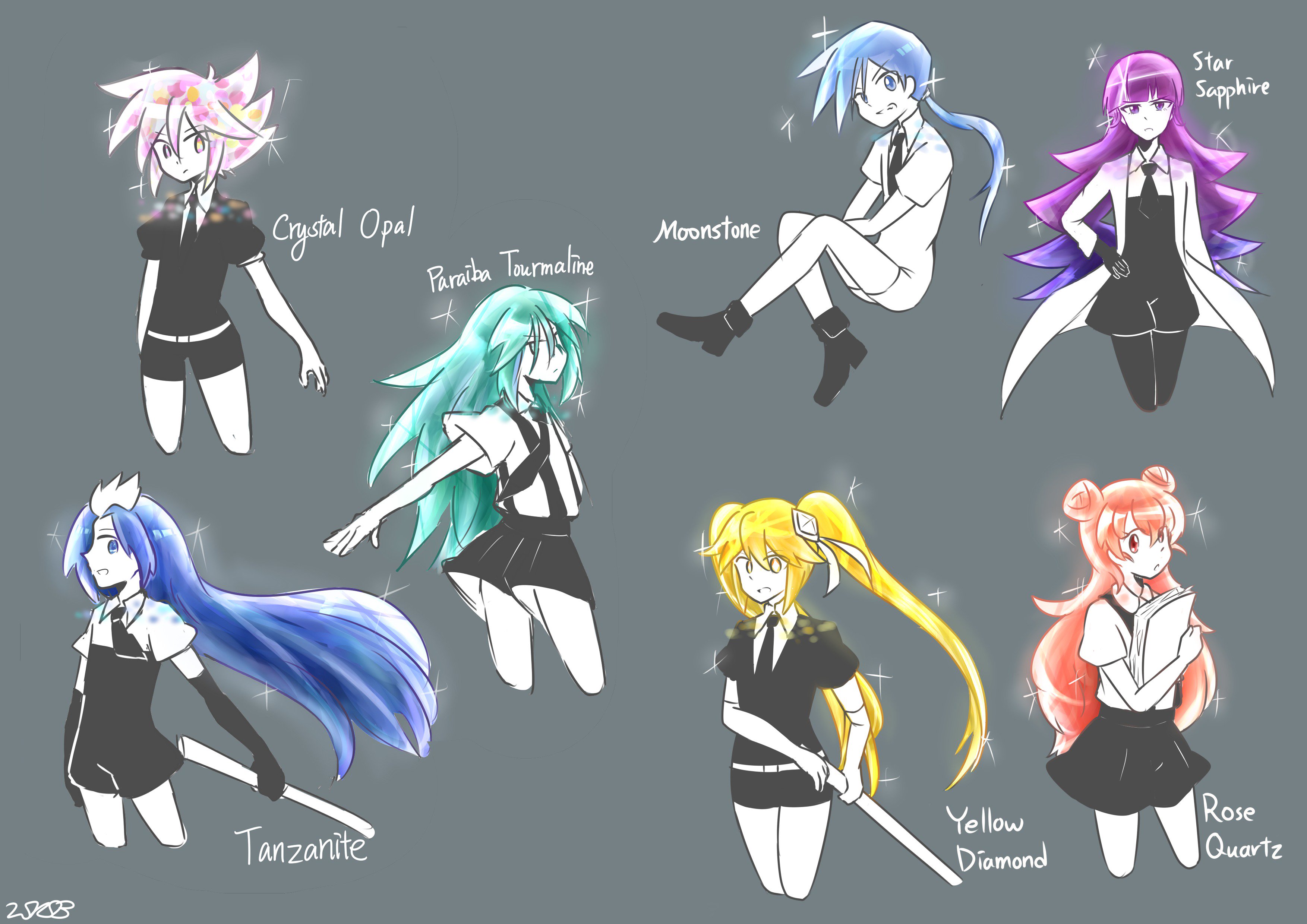 Wksb 低浮上 怪盗ジョーカー 宝石の国パロ 宝石が上手く描けない もし日本語間違えたら 是非教えてください