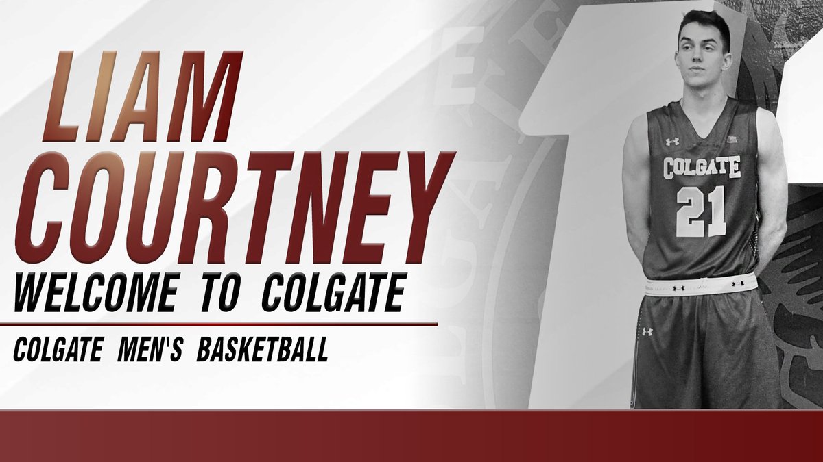 ColgateMBB's tweet photo. Welcome to the Colgate Men's Basketball family Liam!! #gogate https://t.co/u9YVcOBJI3