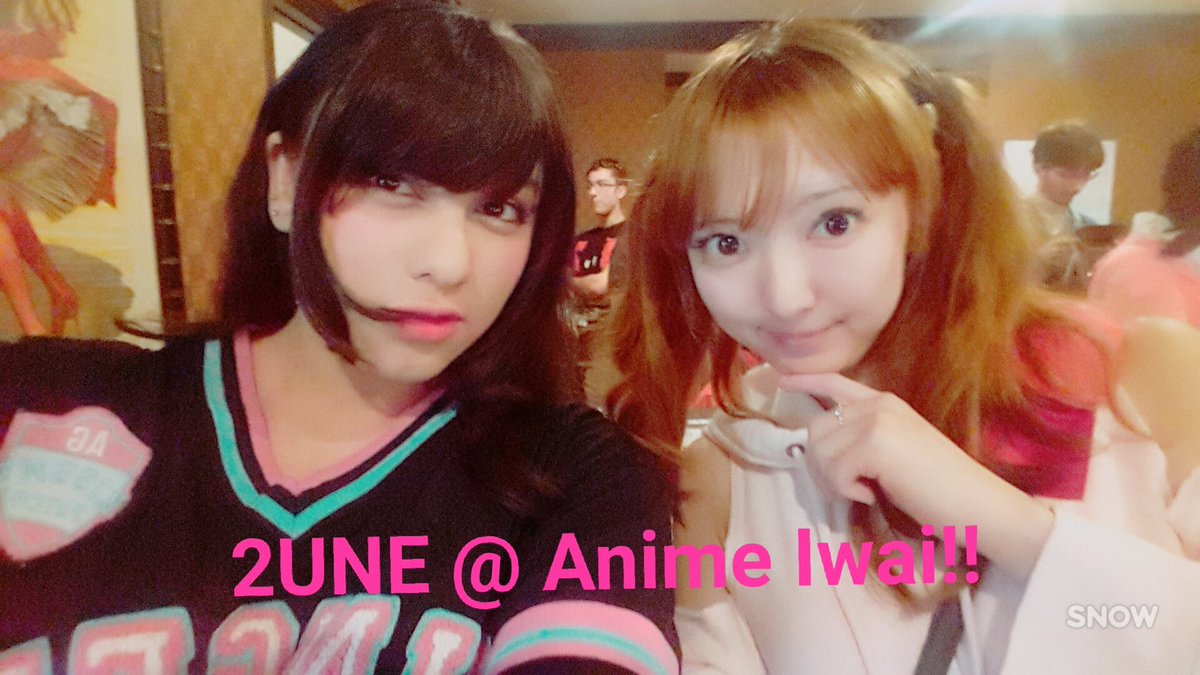 2une_jp's tweet photo. We're at #AnimeIwai! #2UNE #アイドル https://t.co/KxND8gMBNs