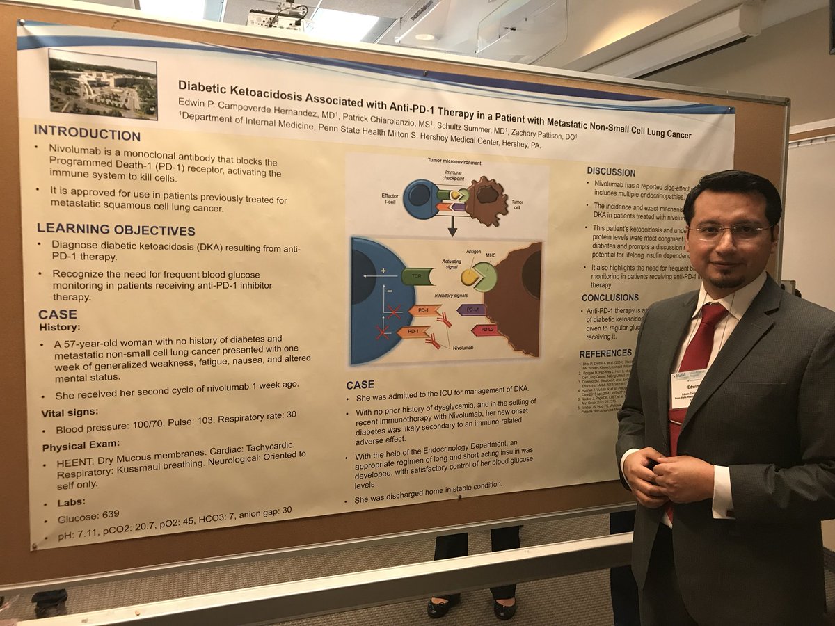 AshleyHSnyder85's tweet photo. Penn State resident Edwin Campoverde-Hernandez representing at Mid-Atlantic SGIM! @PSU_IM_Res #psuGIM #SGIMMA17 https://t.co/poOrZXBjZa