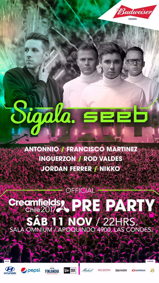 stgo2night's tweet photo. PARTICIPA POR ENTRADAS PARA LA PREVIA DE CREAMFIELDS !!!!! #CreamfieldsCL #Bud #budCl https://t.co/yt7VrsBheU https://t.co/L5UdrZmFDl
