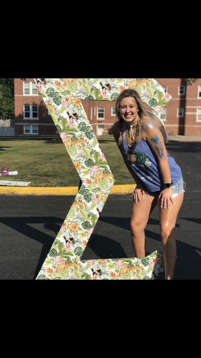 Laura Morrow is a sophomore Tri Sigma who will be plunging in a onesie today! She decided to plunge to show her support for St. Jude and all they do for the kids! S/O <a href="/TriSigma_NWMSU/">Tri Sigma ☆ Alpha Epsilon</a>