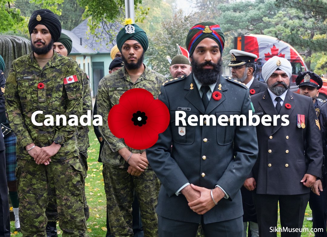 SikhMuseum.com/remember Service &amp; Sacrifice Never Forgotten
#CanadaRemembers #Sikh