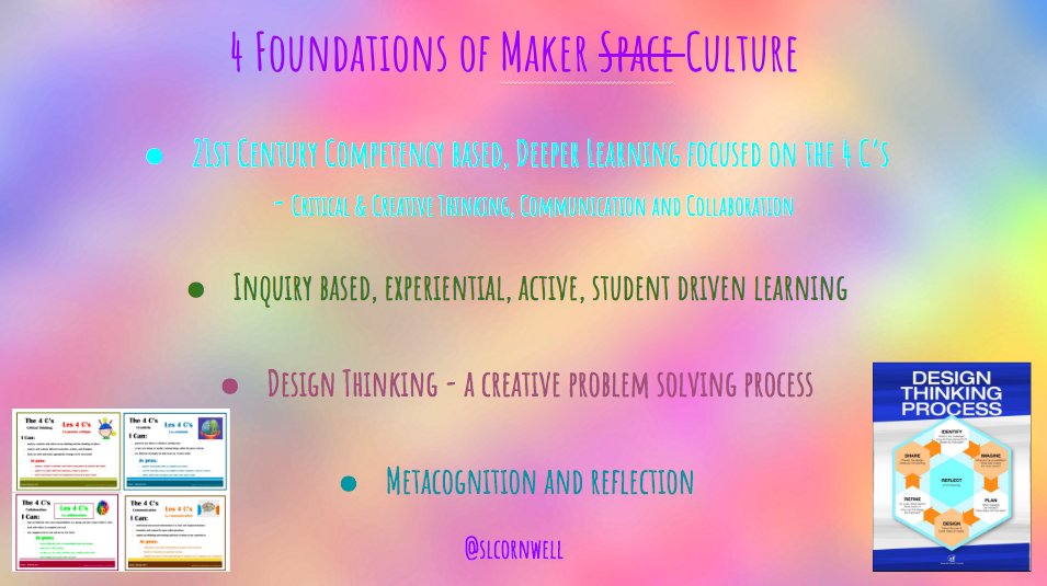 shaunalcote's tweet photo. Moving towards a MAKER CULTURE in ALL classrooms #makerspace #creativity #studentsasmakers #creativeclassrooms #wsdmakers #wsdsteam #steam #edchat #DesignThinking #4Cs https://t.co/Z8X3NJ7q9r