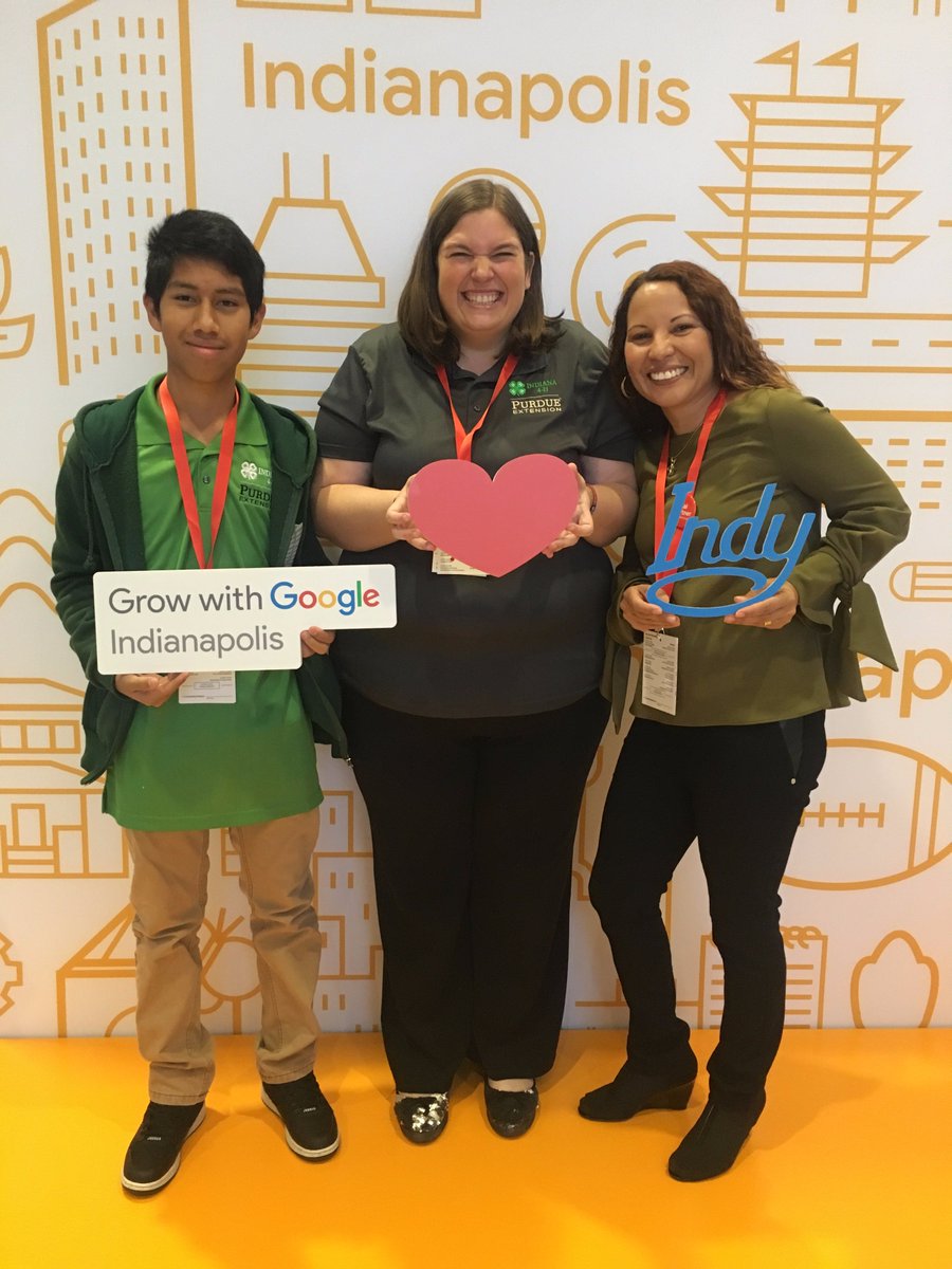 Indiana4h's tweet photo. We're at #GrowWithGoogle at @IndianaMuseum! #4HCS #4HGrowsHere @MarionCounty4H https://t.co/7l05Vflz9Q