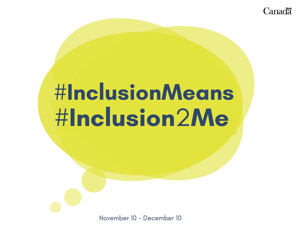 RightsGAC's tweet photo. 🇨🇦 believes that #InclusionMeans a proven path to peace and prosperity for all. What does #inclusion mean to you? #Inclusion2Me https://t.co/cana0W67nP