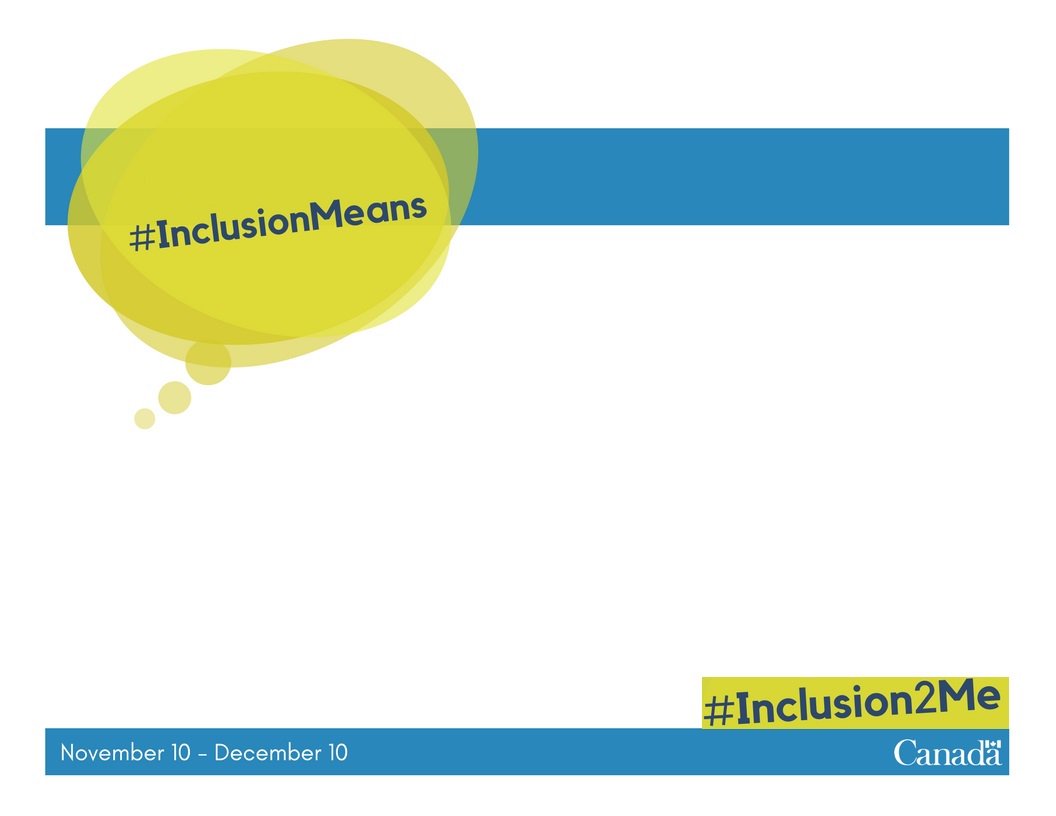 RightsGAC's tweet photo. 🇨🇦 believes that #InclusionMeans a proven path to peace and prosperity for all. What does #inclusion mean to you? #Inclusion2Me https://t.co/cana0W67nP