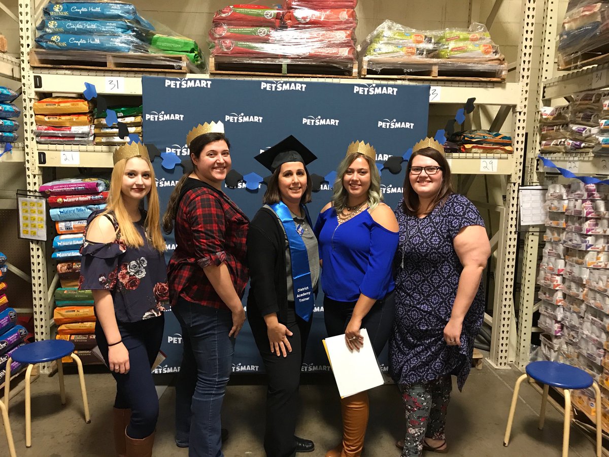 Graduation Class of 2017, Teresa, our Academy Trainer with her new graduates, Natasha, Kim, Tabitha and Chelsea!