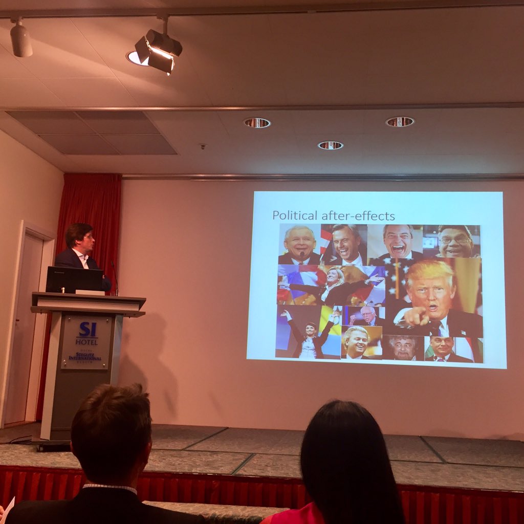 baloyuna's tweet photo. Prof Moritz Schularick, University of Bonn, at #21FMM: financial #crisis and disappointment with #elites gives rise to #populism and political polarization https://t.co/411GhhUUy1
