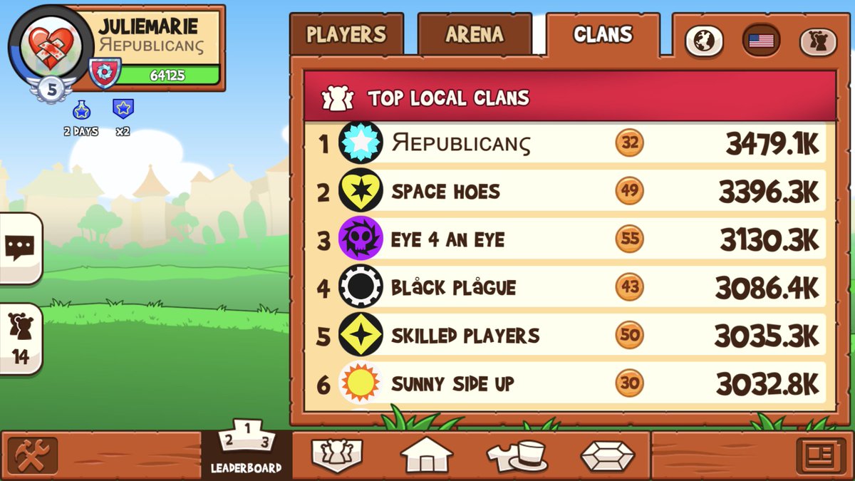 RepublicansFRA's tweet photo. What a lovely feeling and a great accomplishment to our clan!!!! So proud of everybody that grinded and helped!!! ❤️ #numberone #funrunarena https://t.co/biO2gpw7IK