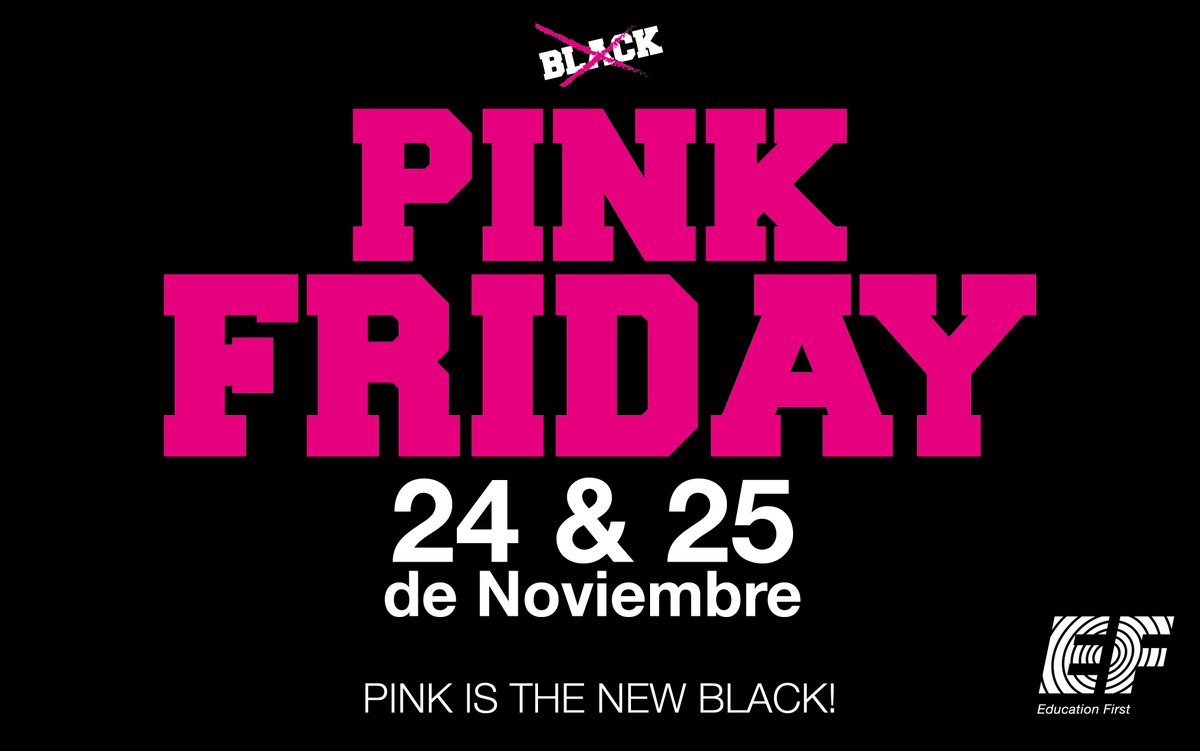 efcolombia's tweet photo. PINK IS THE NEW BLACK #efmoments #ef4ever https://t.co/B6pwKT7hUe