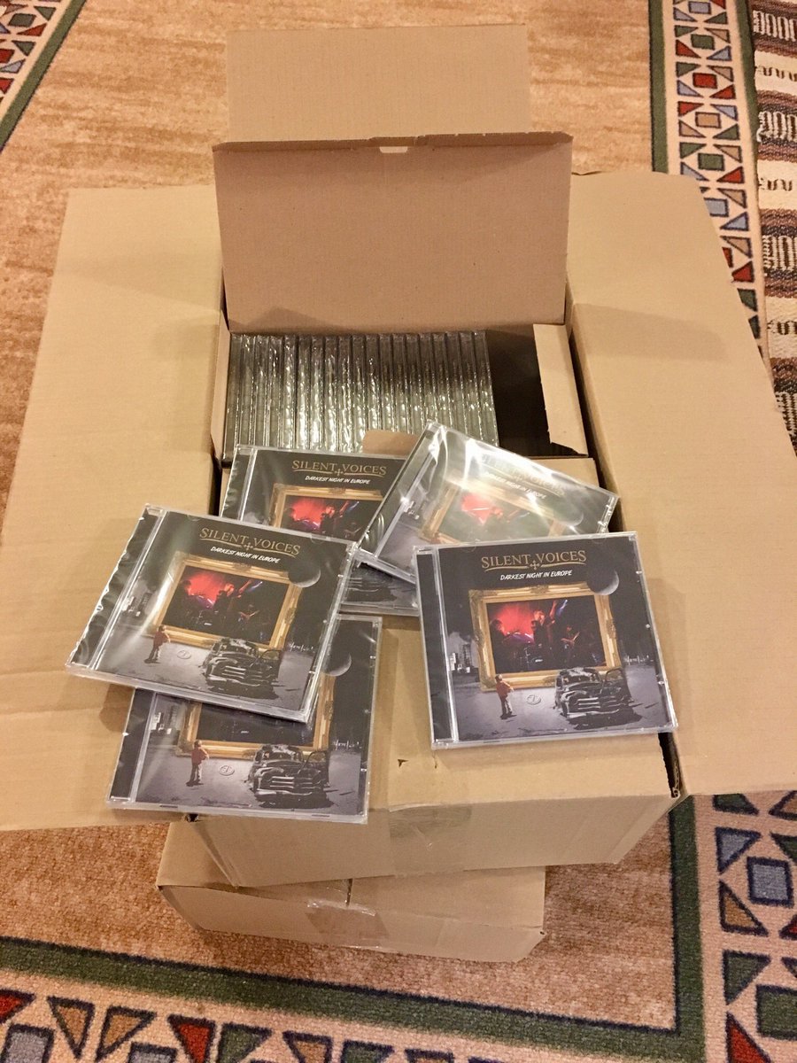 silentvoicesnet's tweet photo. Look what just arrived at the SV headquarters! Very soon you can have yours too!

Head to the SV website and pre-order the album now: https://t.co/F8uMHFZviC

All pre-ordered albums will be included with official fancard signed by the band.

Shipping Worldwide!
GO GET IT!!!🤘😎👍 https://t.co/FlU3EXe7K1