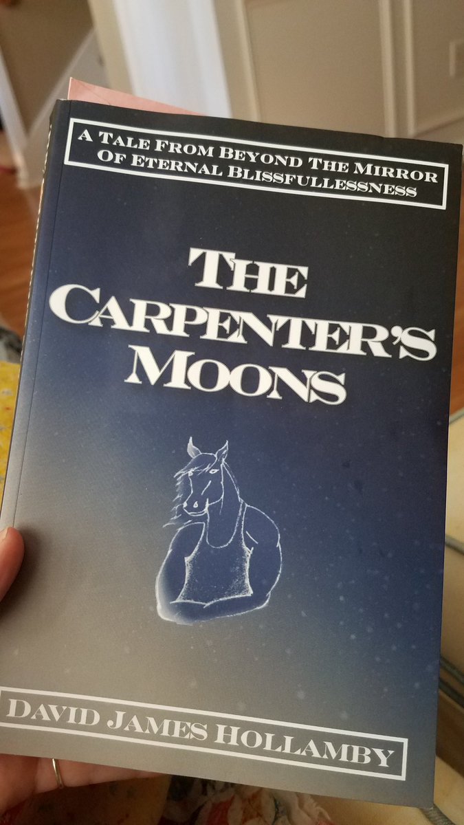 DillanMissyHart's tweet photo. I'm only on page 17, but, at this point, I'm thinking #DavidJames#Hollamby is a genius! Loving this #book! #amreading #scifi #TheCarpentersMoons https://t.co/ITXwEfQ8hW