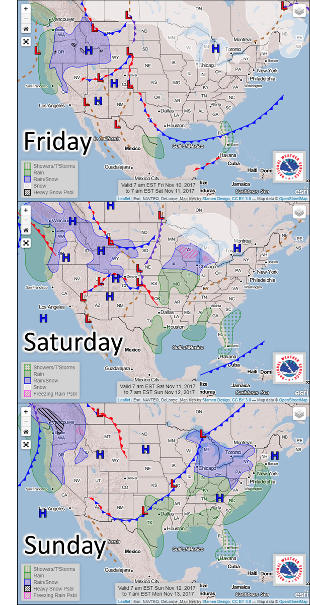 Noaa National Forecast Chart