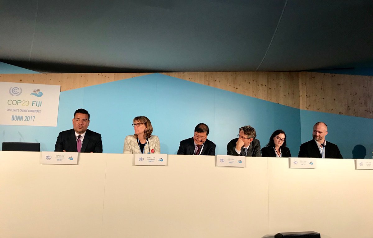 ICRicardoLara's tweet image. Joined @UNEP, @WHO and @CCAC to discuss importance of addressing short-lived climate pollutants (methane, black carbon and f-gases) if we want to keep warming well below 2°C, improve air quality and avoid 6-7 million premature deaths each year #SLCPs #CALatCOP23 #ClimateAction