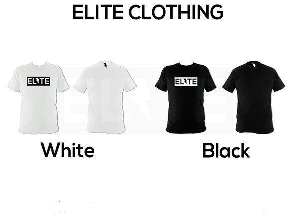 EliteOfficialUK's tweet photo. GIVEAWAY: RT + FOLLOW @EliteClothing__
Winner Announced Soon
Elite Clothing Box Design 
White Tee &amp; Black Tee!
⚡️⚡️⚡️⚡️⚡️⚡️⚡️⚡️ https://t.co/w4l22pv6V9
