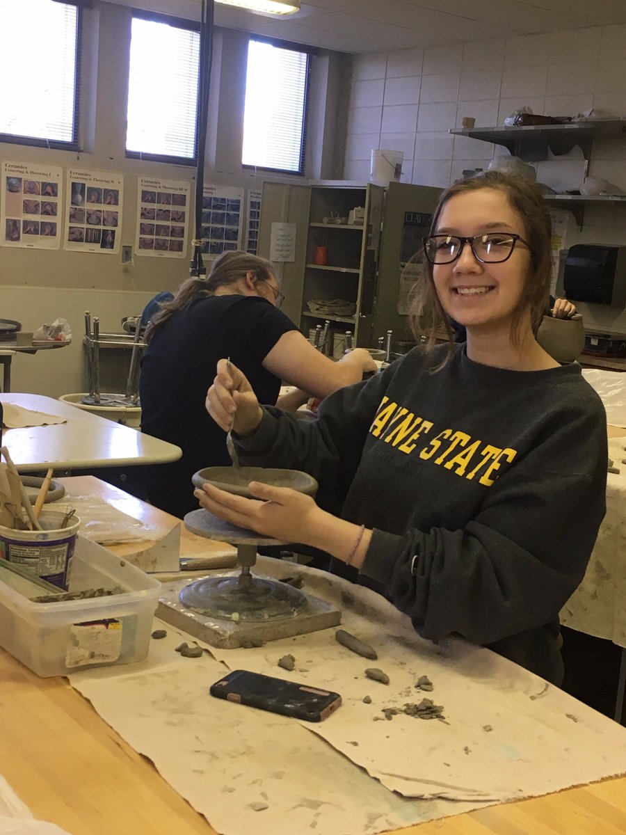 Patriot_Art's tweet photo. Who makes great coil pots? Students at MSHS! #MSHSActivities #MPS2Ed #TPW #Proud2bMPS https://t.co/bSoaZFin8Z