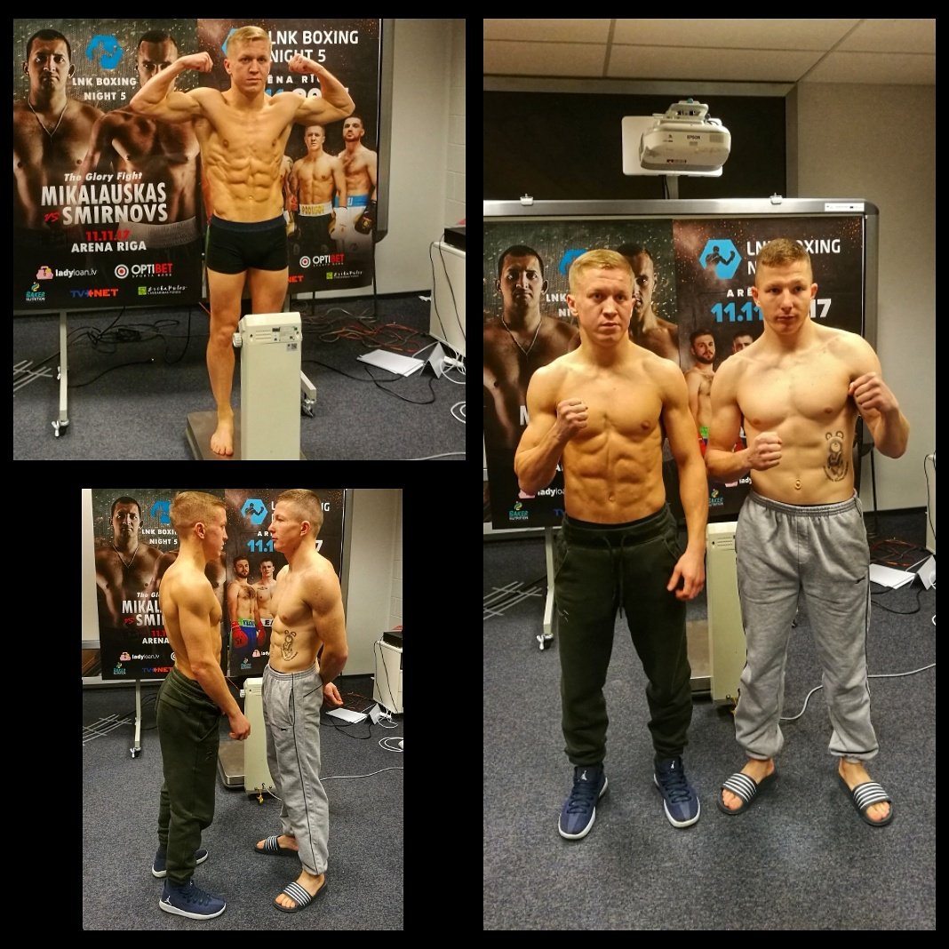AndreiPodusov's tweet photo. #weighin #facetoface #LNKBoxingNight5 #LNKBoxing #LNKGroup #Garmin #GarminLatvia #Riga #Latvia https://t.co/ElPN15L4av