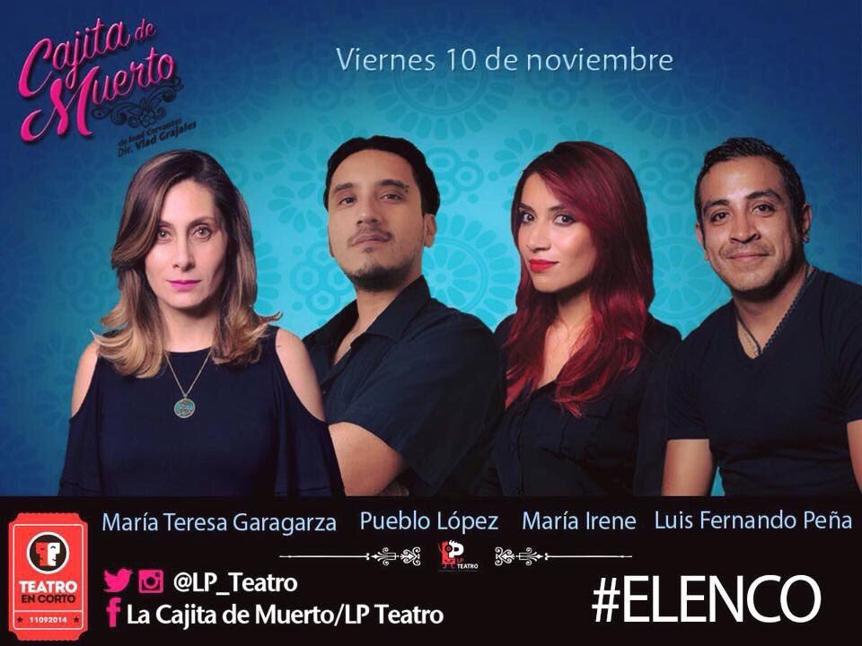 LaGaragarza's tweet photo. HOY! #Equipazo ÚLTIMAS DOS SEMANAS @mariairenemx @pueblopez @LaGaragarza @LP_Teatro @luisfer_lucho @TeatroEnCorto #Coyoacan Foro1 6 funciones. ❤️🎭❤️ https://t.co/05gTnSj90X