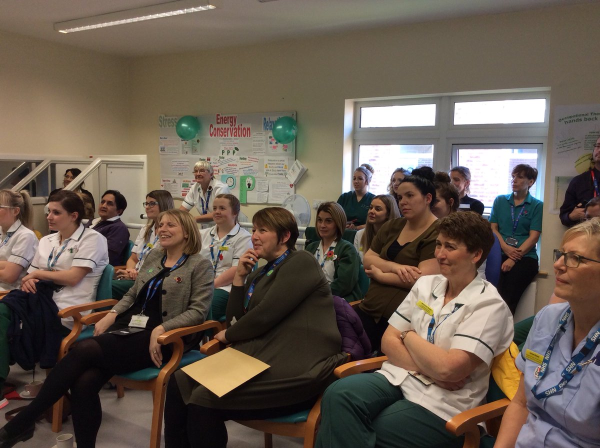 lynnturner31's tweet photo. Vast amount of experience in the room. Great to see the developments for Powys Occupational Therapy since June #strengthandvalue workshop. Assistant Therapy Practitioners showcase the brilliant difference they make. 💫✨💫 https://t.co/JqPFHhbgNj