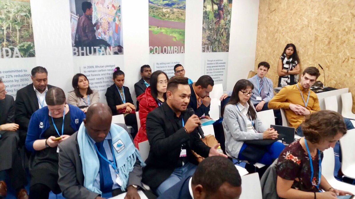 Great discussion today about private sector role in climate and disaster resilience at #COP23 - thanks <a href="/dfat/">Department of Foreign Affairs and Trade 🇦🇺</a> <a href="/PatrickSuckling/">Patrick Suckling</a> <a href="/FBDRC/">FCEF FBDRC</a> <a href="/PIPSOpacific/">PIPSO</a> <a href="/ForumSEC/">Pacific Islands Forum</a> <a href="/UNDPClimate/">UNDP Climate</a> and all participants!